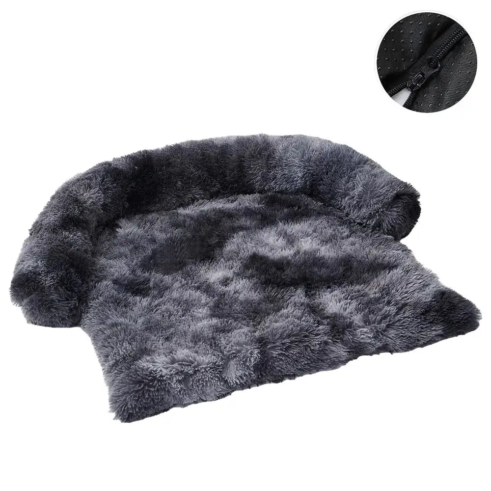 Washable Plush Dog Bed Sofa